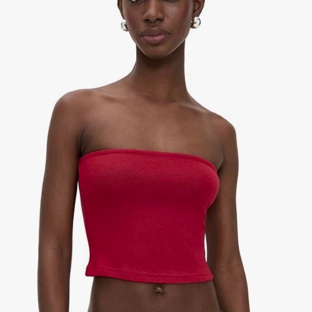 Lioness Women's Red Crop-top
